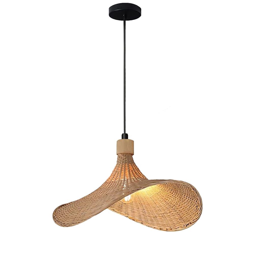 Lampa Wisząca Bambusowa APP1642-1CP 30cm 3