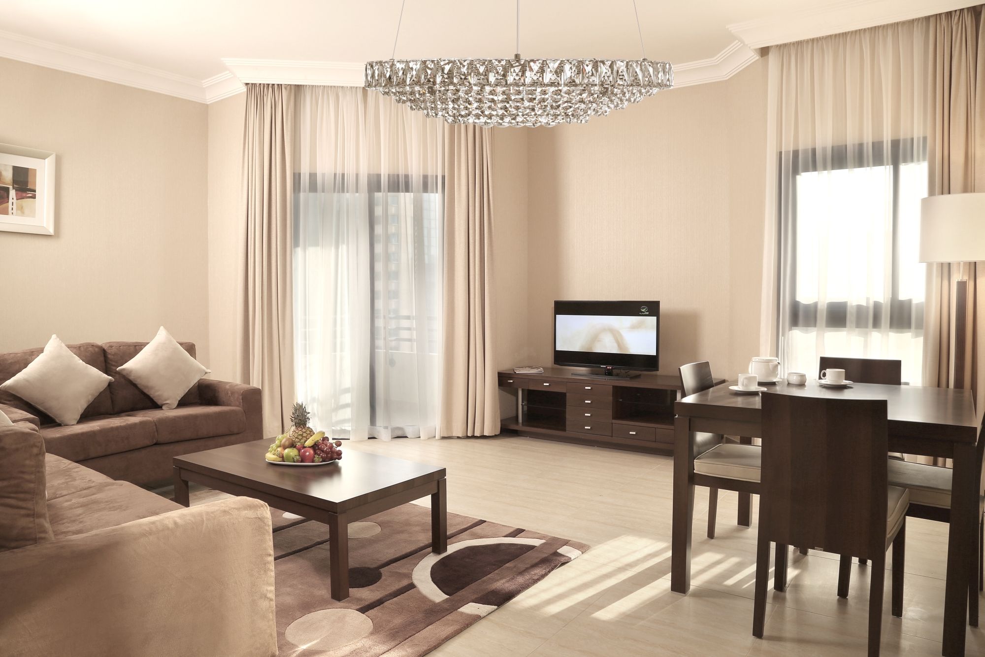 Kryształowa Lampa Sufitowa Owalna LED APP775-1CP