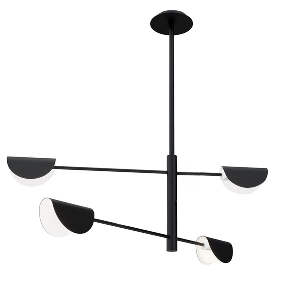 LAMPA SUFITOWA WISZĄCA APP1260-4CP BLACK