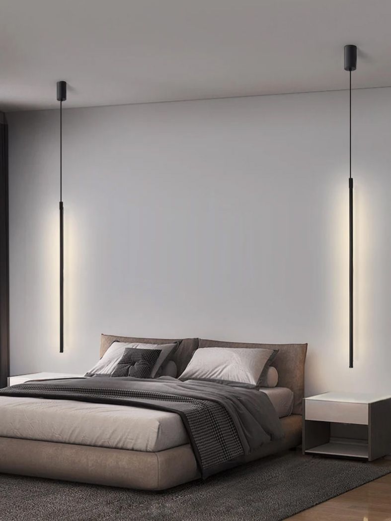 LAMPA SUFITOWA WISZĄCA LED APP1413-C BLACK 100cm