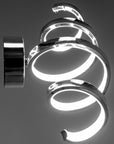 LAMPA ŚCIENNA KINKIET LED SPRING APP828-W CHROME
