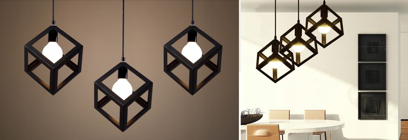 Lampa Sufitowa Wisząca Denver 180979A Czarna