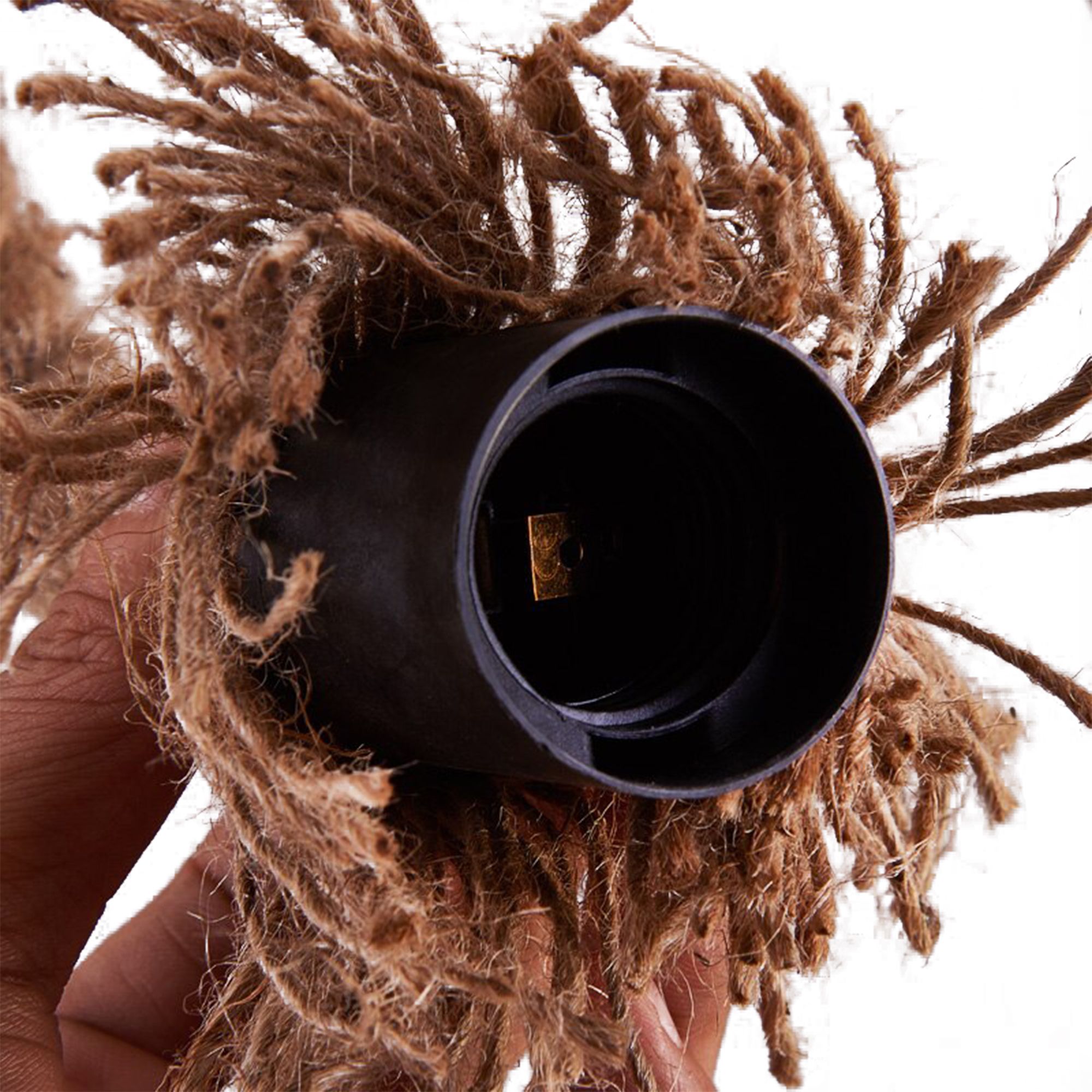 Lampa Sufitowa Wisząca Żyrandol Boho Sznur 5 E27 App677-5cp