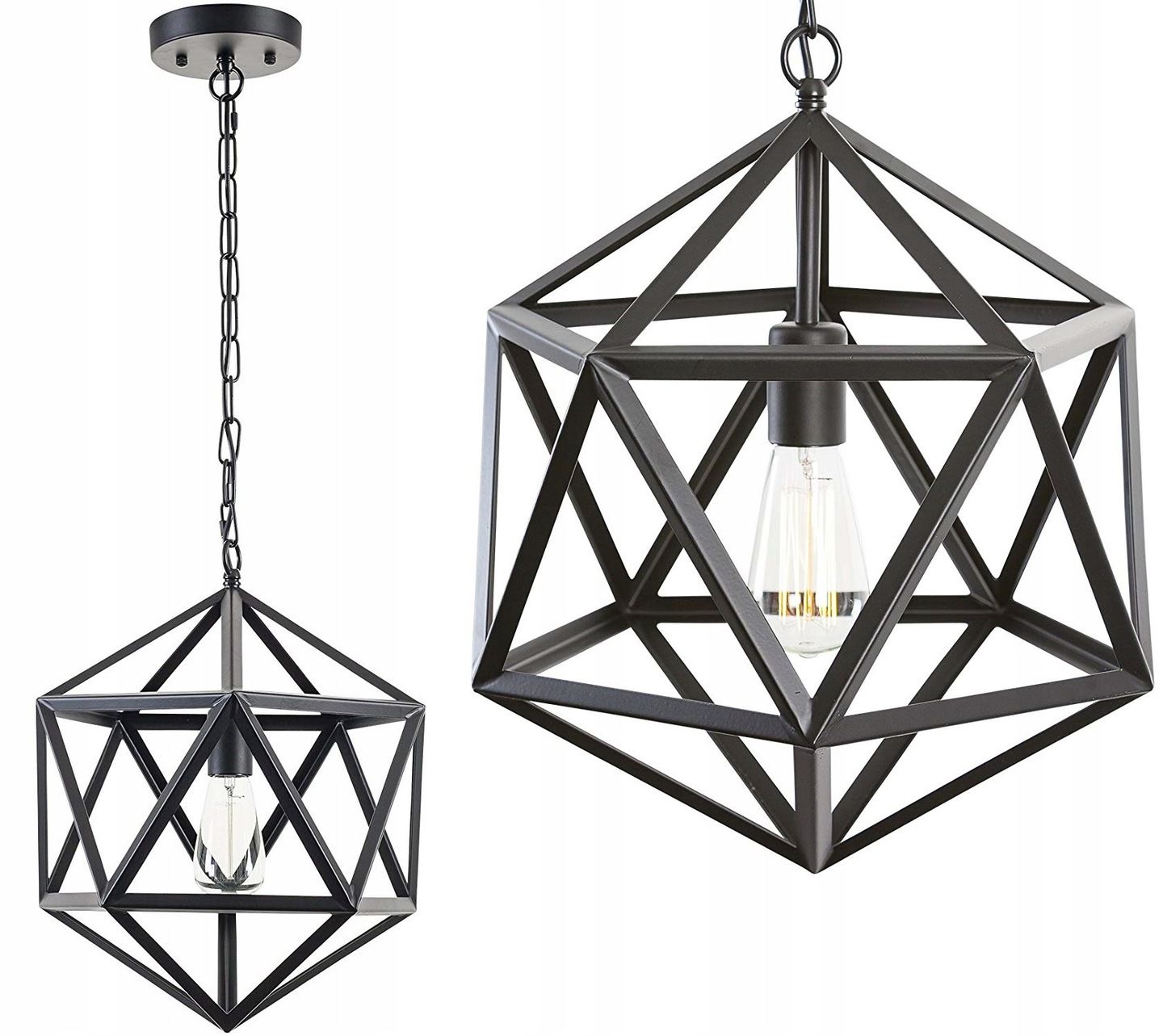 Lampa sufitowa wisząca Tuscon Czarna