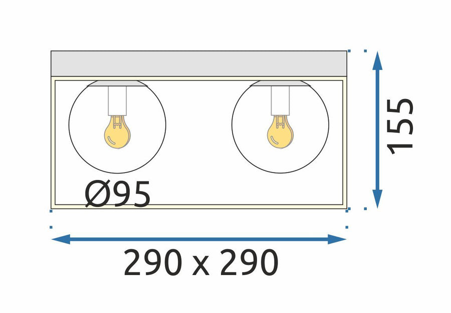 Lampa sufitowa plafon APP1168-4C Gold White