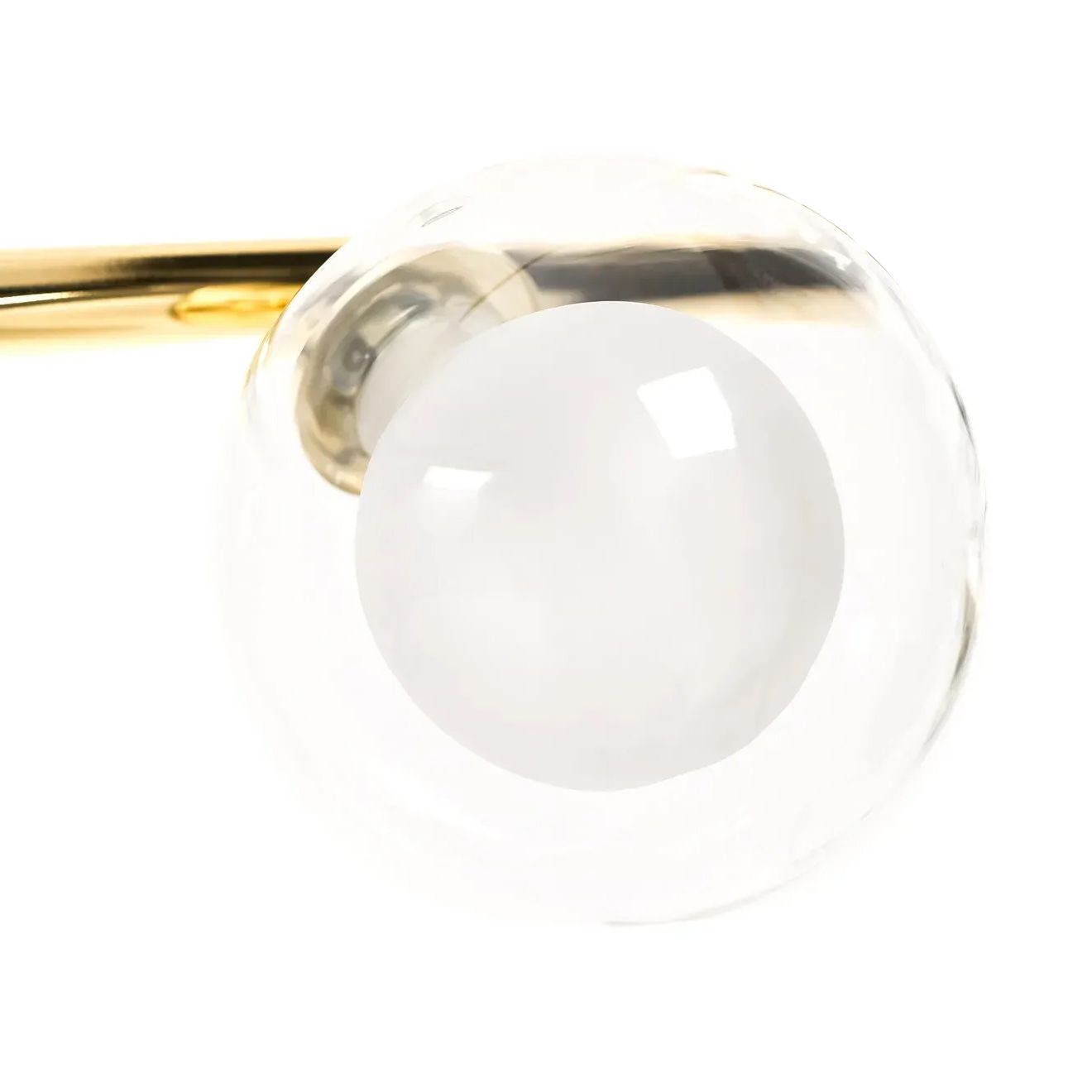 Lampa Wisząca Szklane Kule 4 szt APP675-4CP Złota