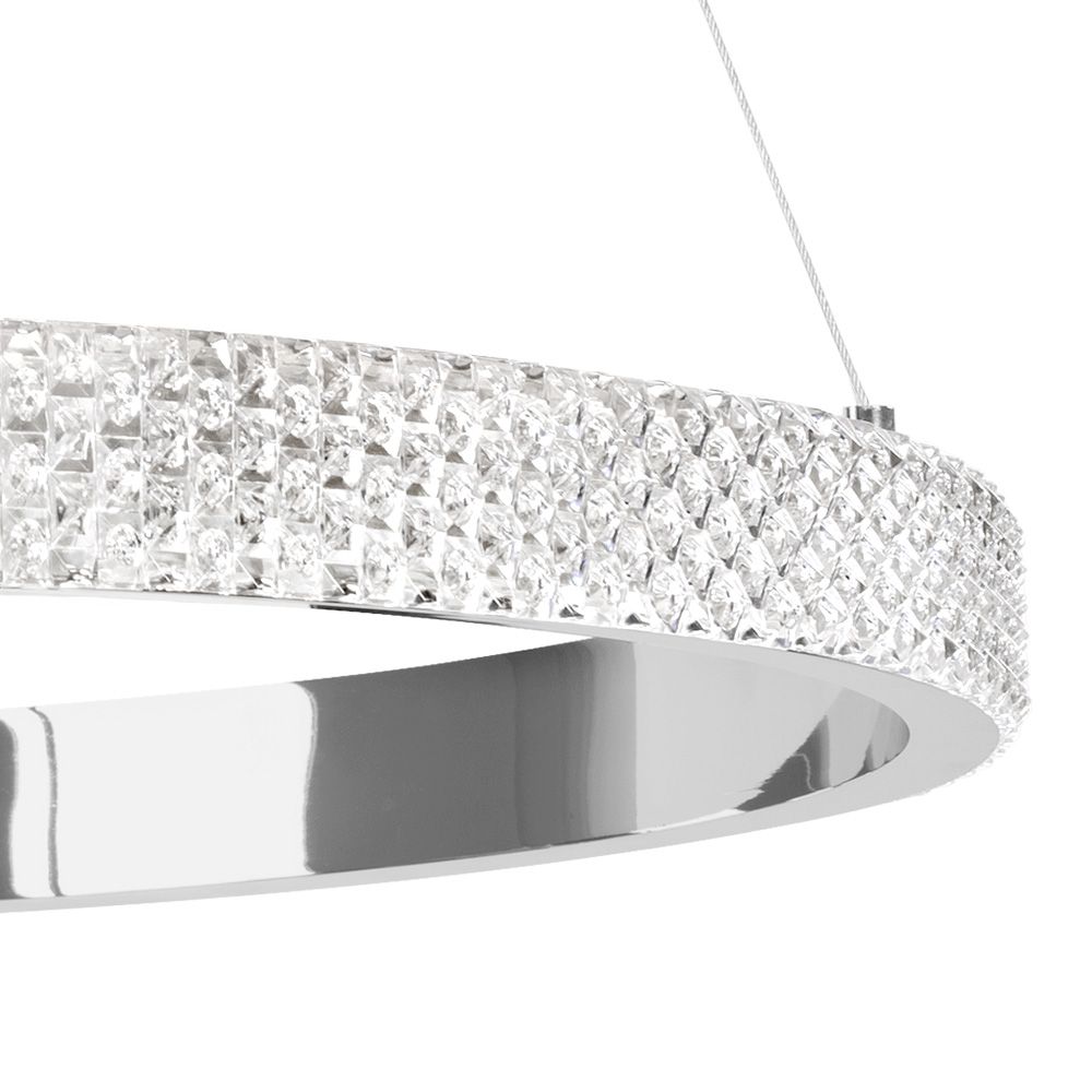 Lampa Sufitowa Wisząca Led App1511-cp Chrom 6