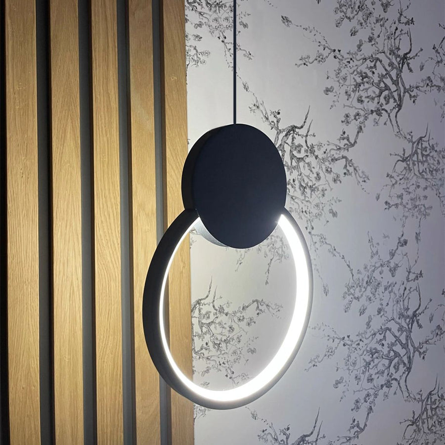 Lampa Sufitowa Wisząca LED APP852-CP Czarna