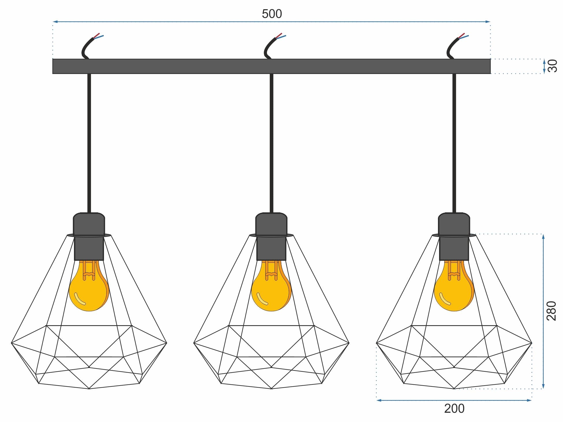 Lampa Reno 180986B