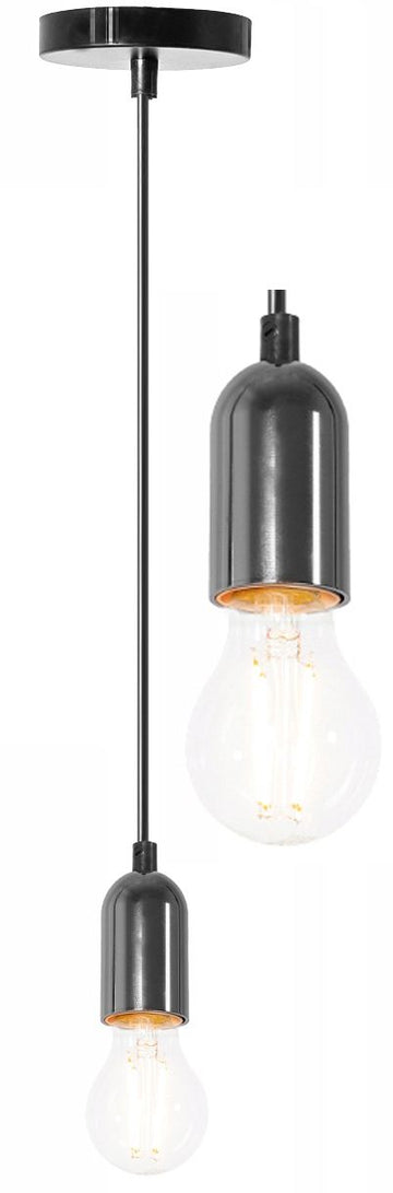 Lampa Sufitowa Wisząca Oprawka  APP353-1CP Chrom Black