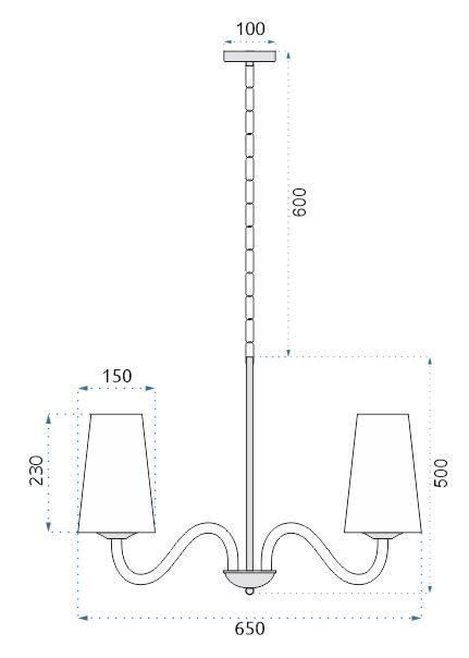 Lampa Wisząca Vintage APP720-3CP