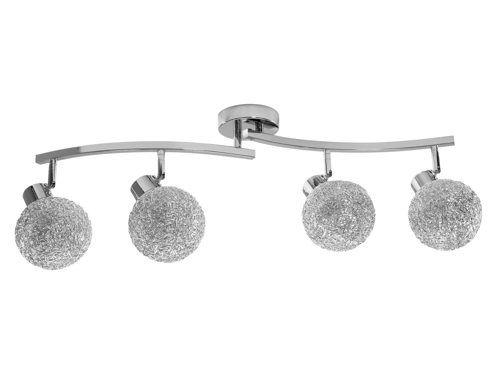 Lampa Sufitowa Wisząca Metalowa APP673-4C CHROM