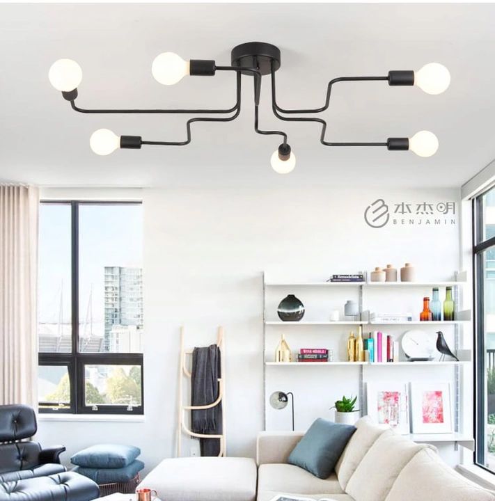 Lampa sufitowa/ścienna pająk Agaro 6