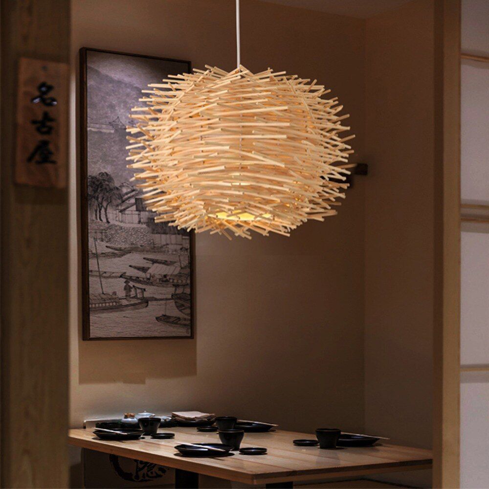 Lampa Sufitowa Wisząca Boho Natural App1485-1cp