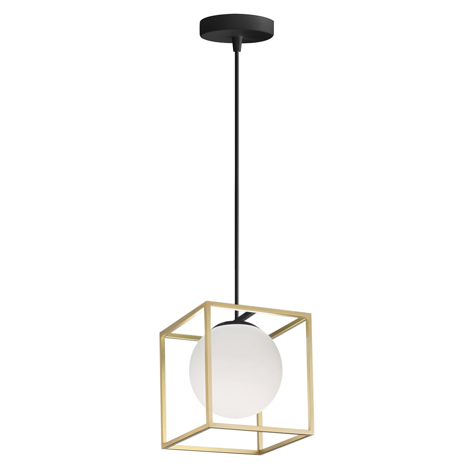 Lampa Wisząca APP1165-1CP GOLD WHITE