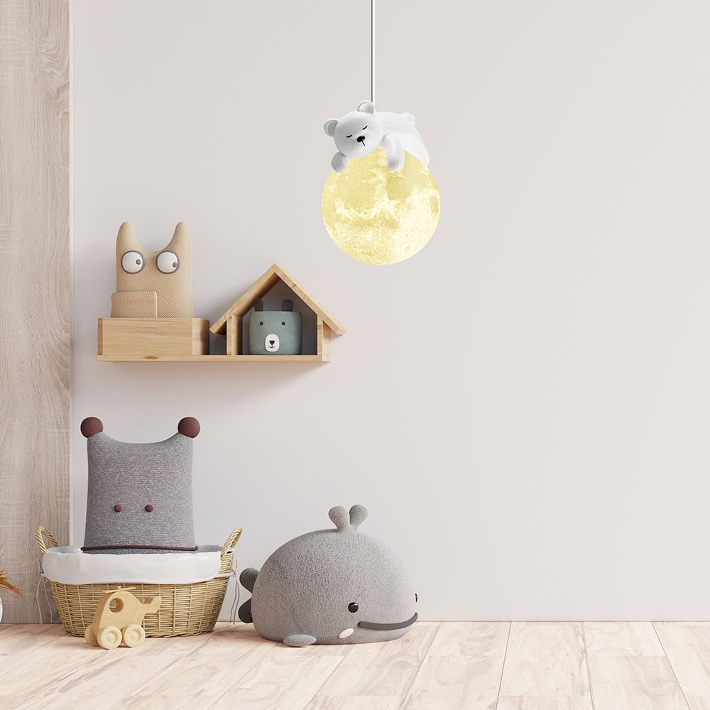 Lampa Sufitowa Wisząca White Bear APP1597-1CP 3