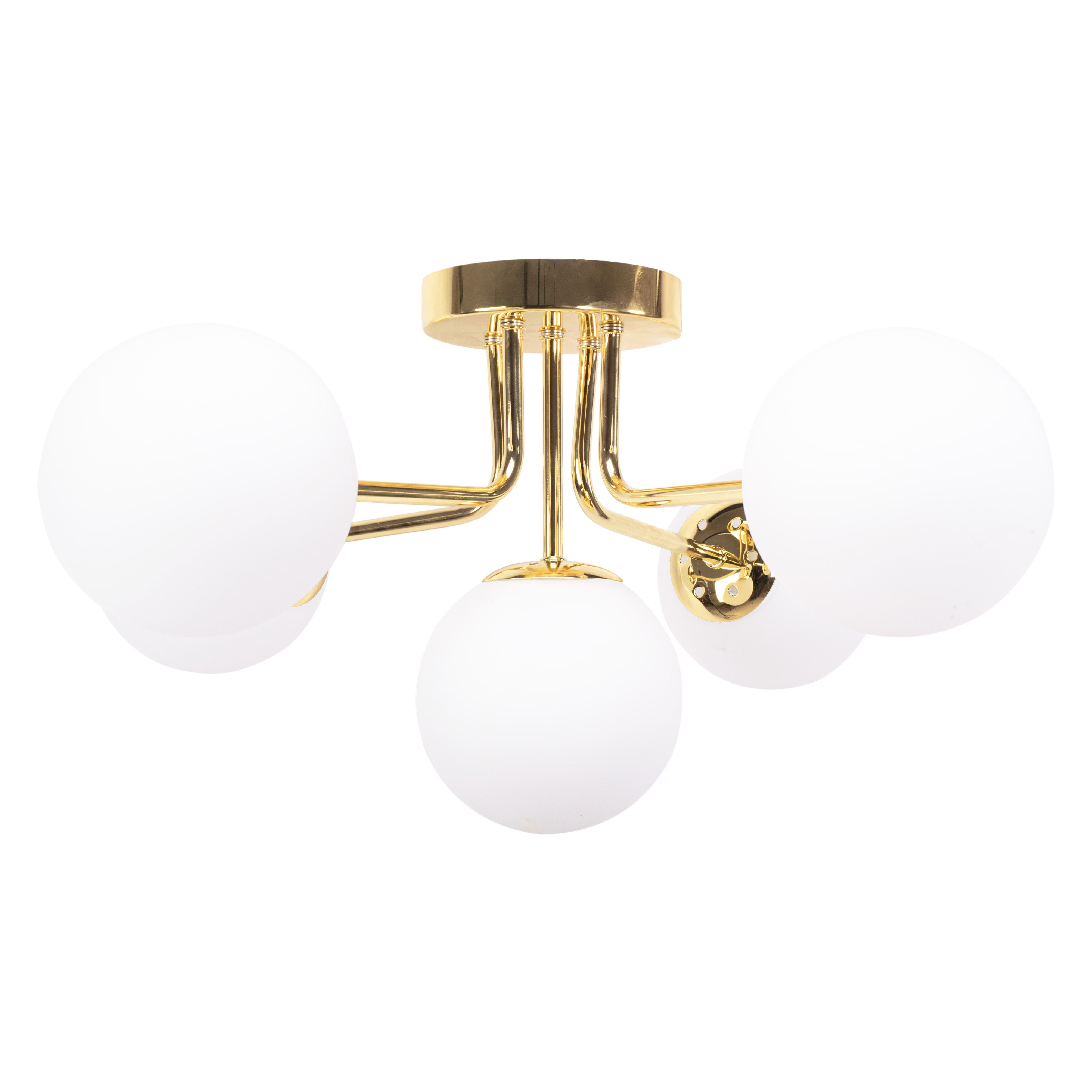 Lampa Sufitowa Złota APP1575-5C 1