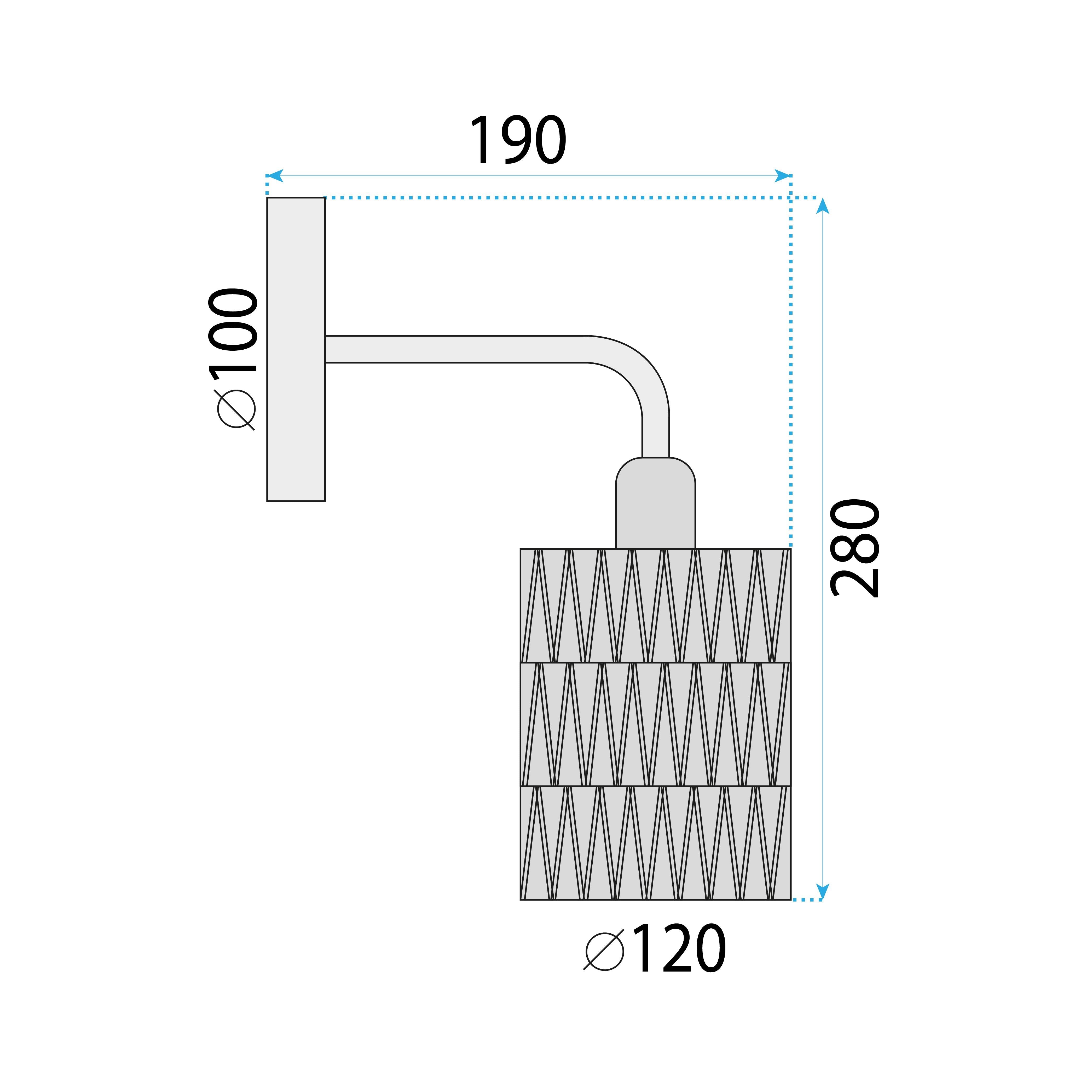 Lampa Ścienna Kinkiet Boho APP1623-1W 7
