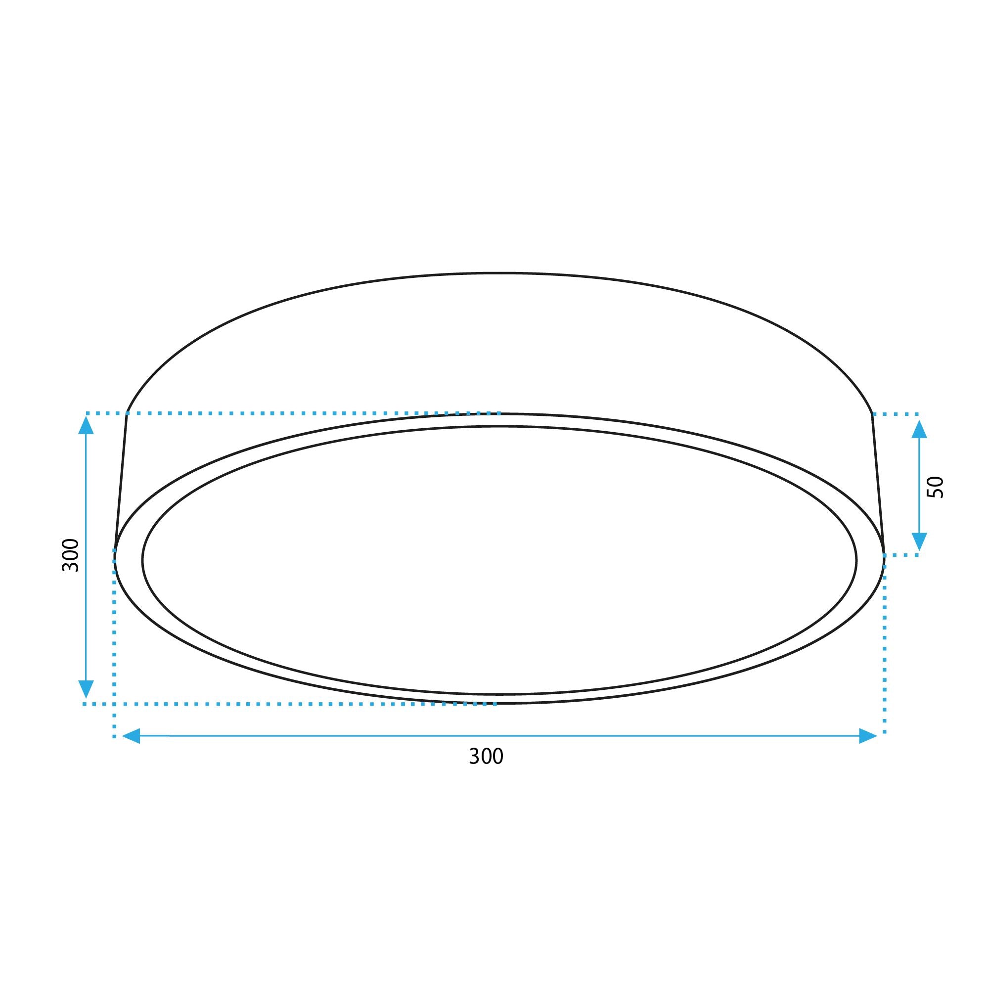 Lampa sufitowa Plafon APP1404-C 30cm