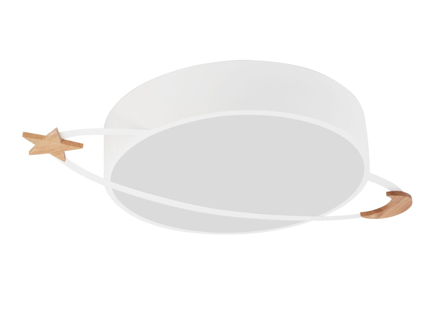 Lampa Plafon Moon APP865-C Biała