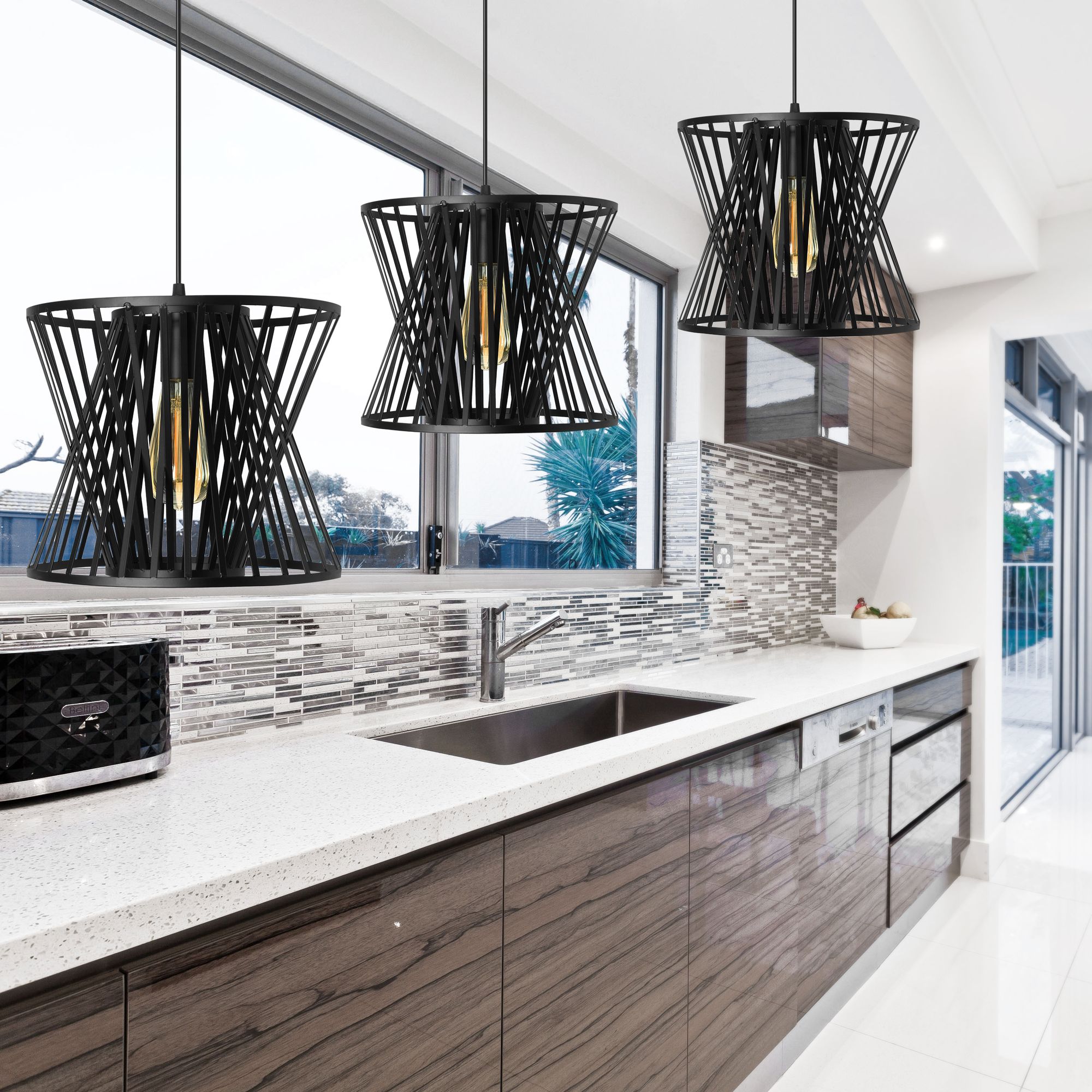 Lampa sufitowa wisząca pojedyncza Loft APP202-1CP