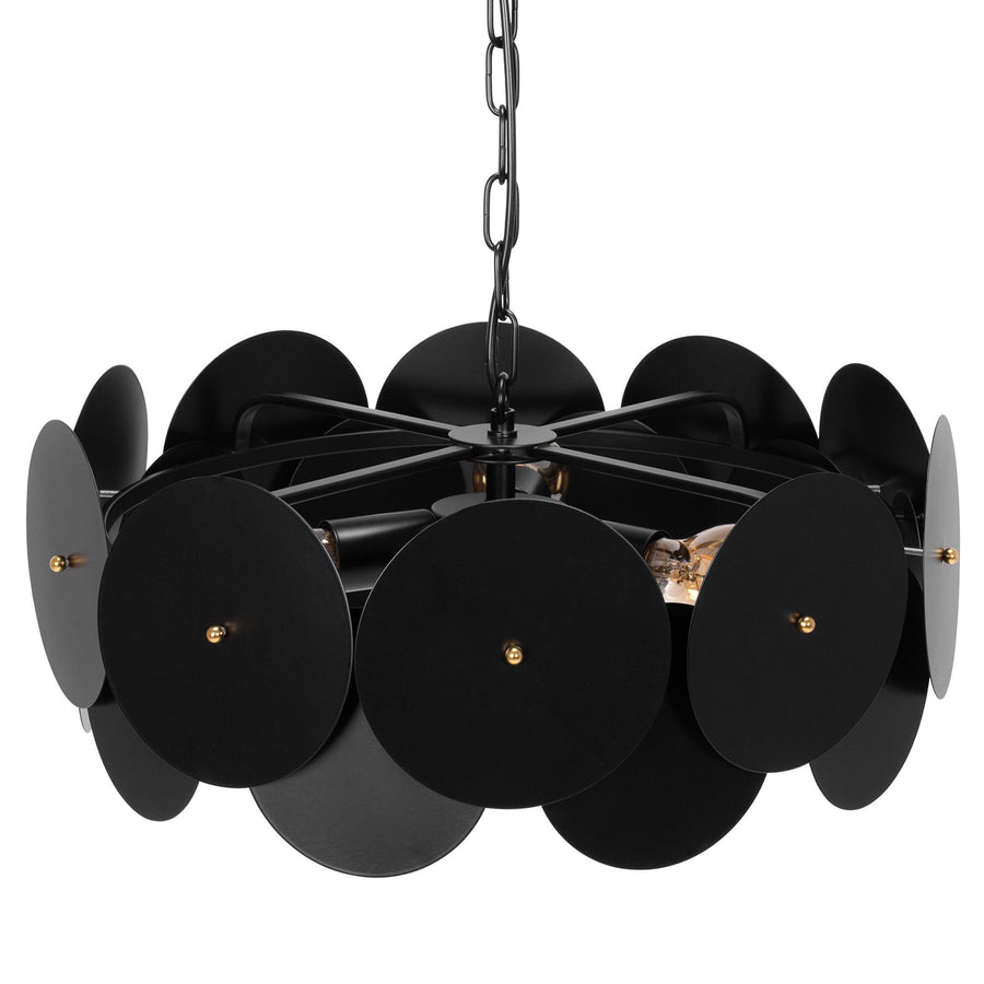 LAMPA SUFITOWA WISZĄCA APP1307-CP BLACK