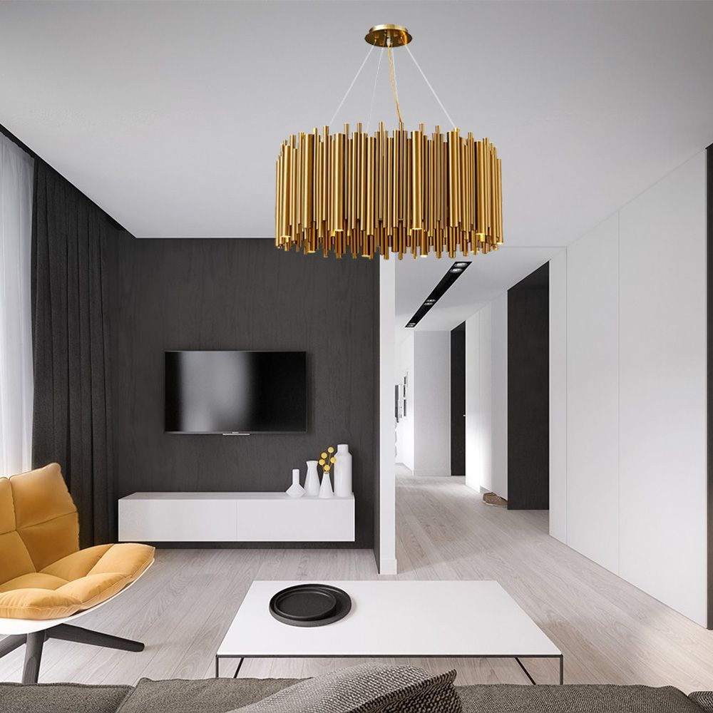 Lampa Sufitowa Złota APP1560-12CP 5