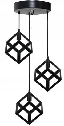 Lampa Sufitowa Wisząca Denver 180979A Czarna