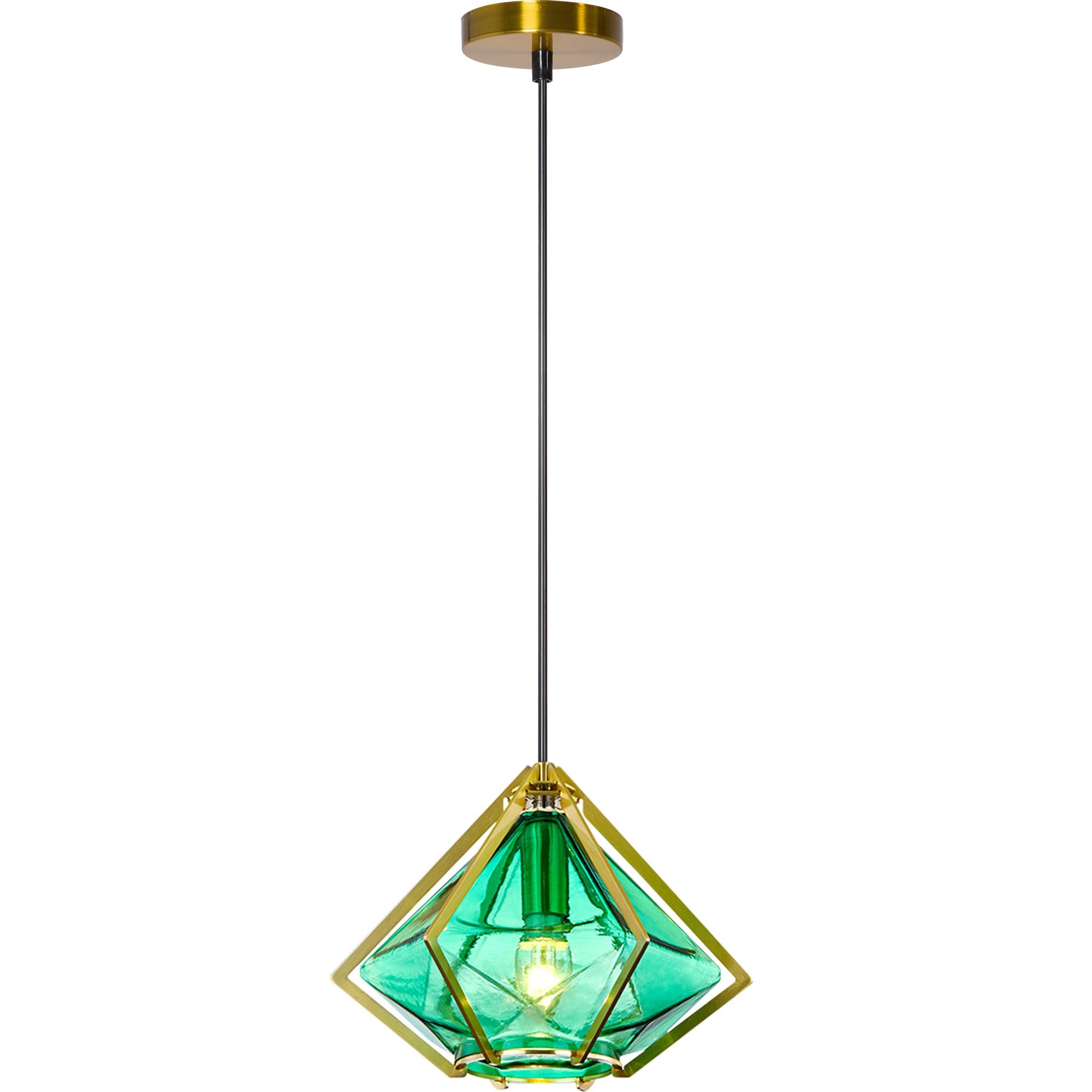 Lampa Sufitowa Wisząca Szklana APP453-1CP