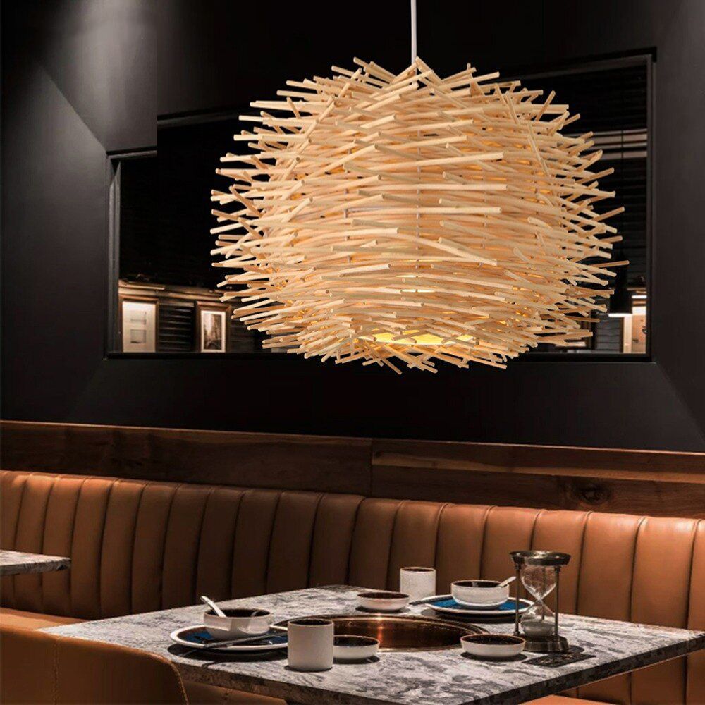 Lampa Sufitowa Wisząca Boho Natural App1485-1cp