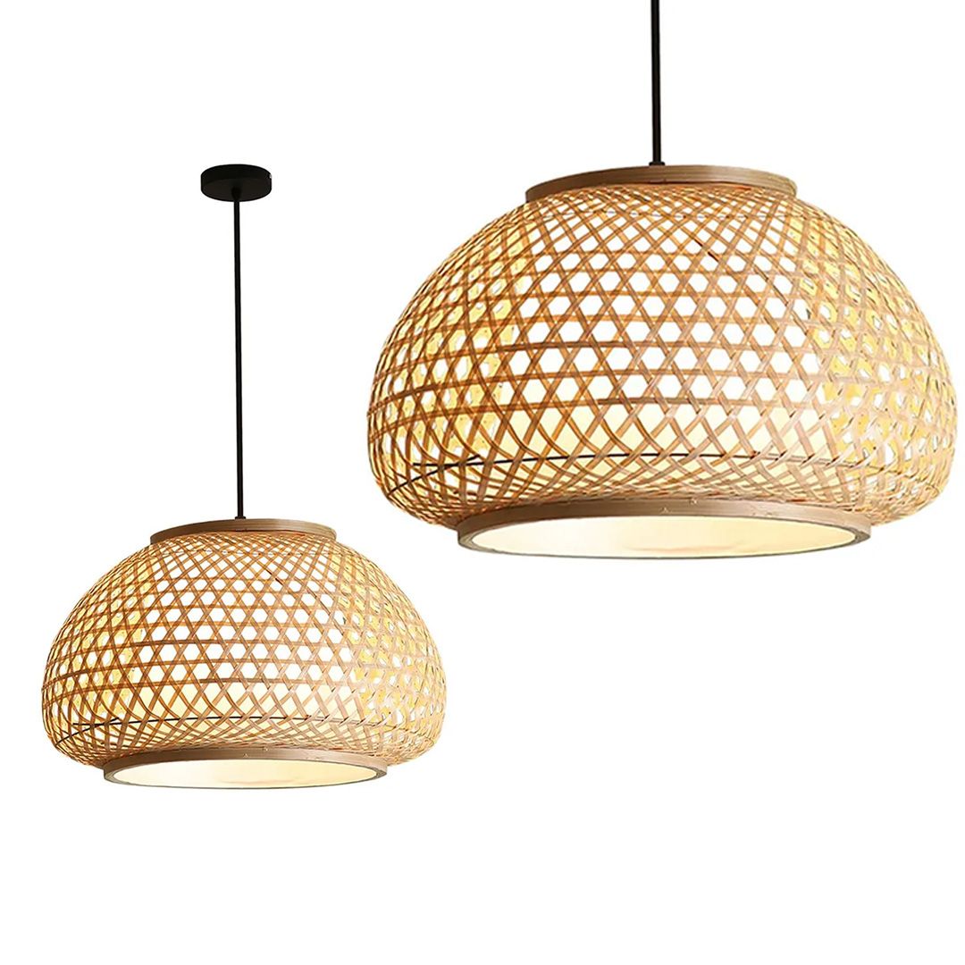Lampa Wisząca Bambusowa APP1648-1CP 1