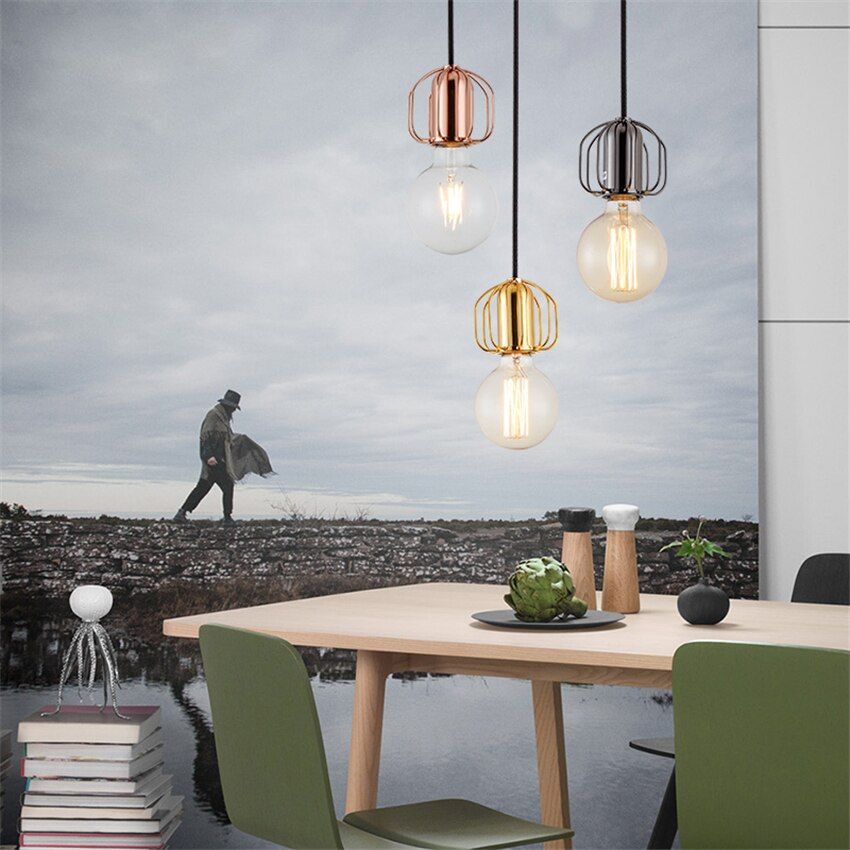 Lampa Sufitowa Wisząca Pojedyncza Loft  APP593-1CP Różowe Złoto