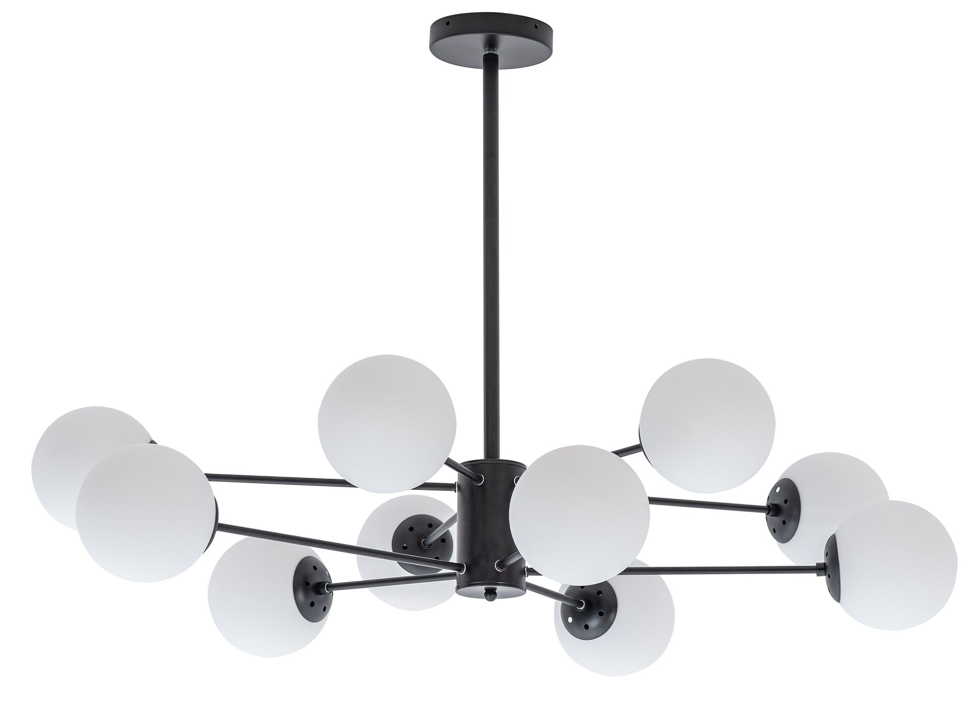 Lampa Sufitowa Wisząca Metal Industrial 10-Ramienna APP263-10CP