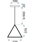 Lampa Geometric LE-02 Triangle
