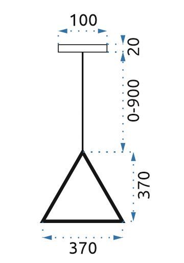 Lampa Geometric LE-02 Triangle