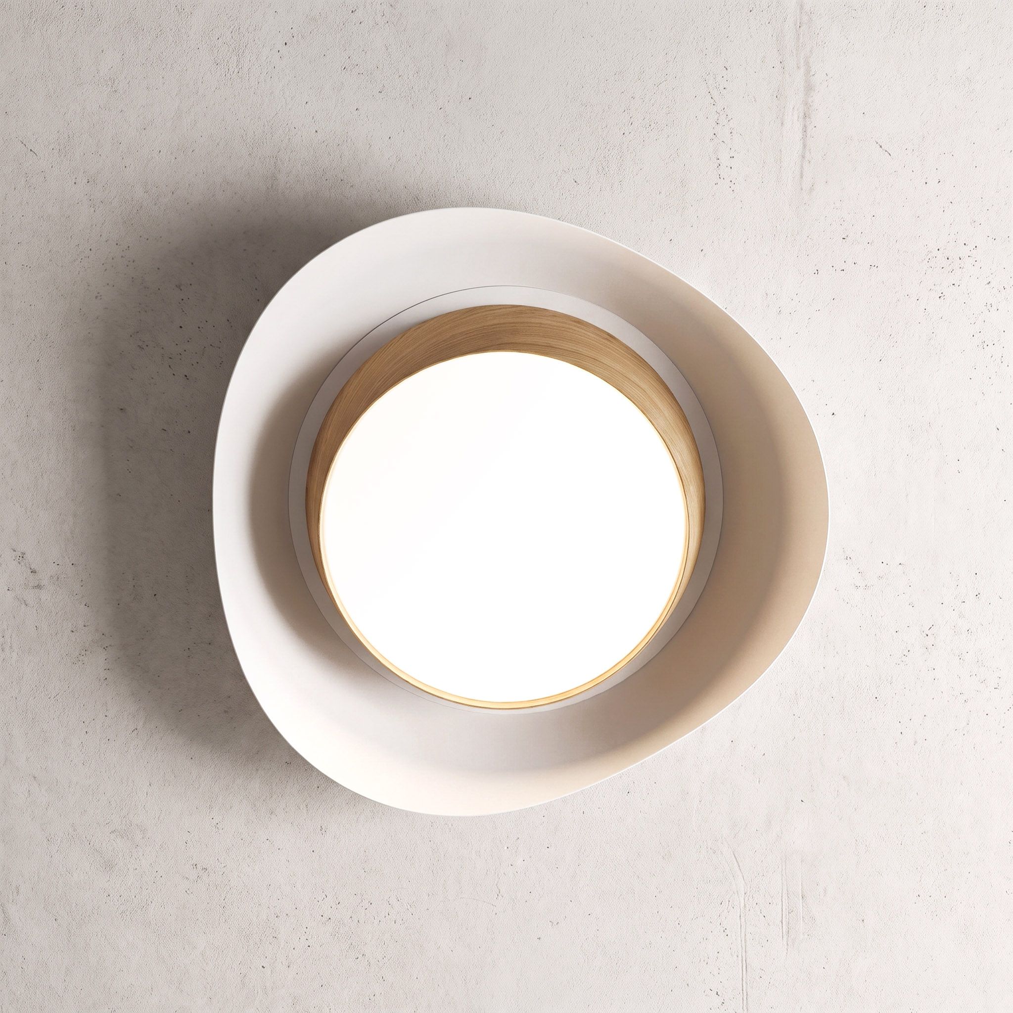 LAMPA SUFITOWA LED PLAFON APP1930-C 40cm WOOD 7