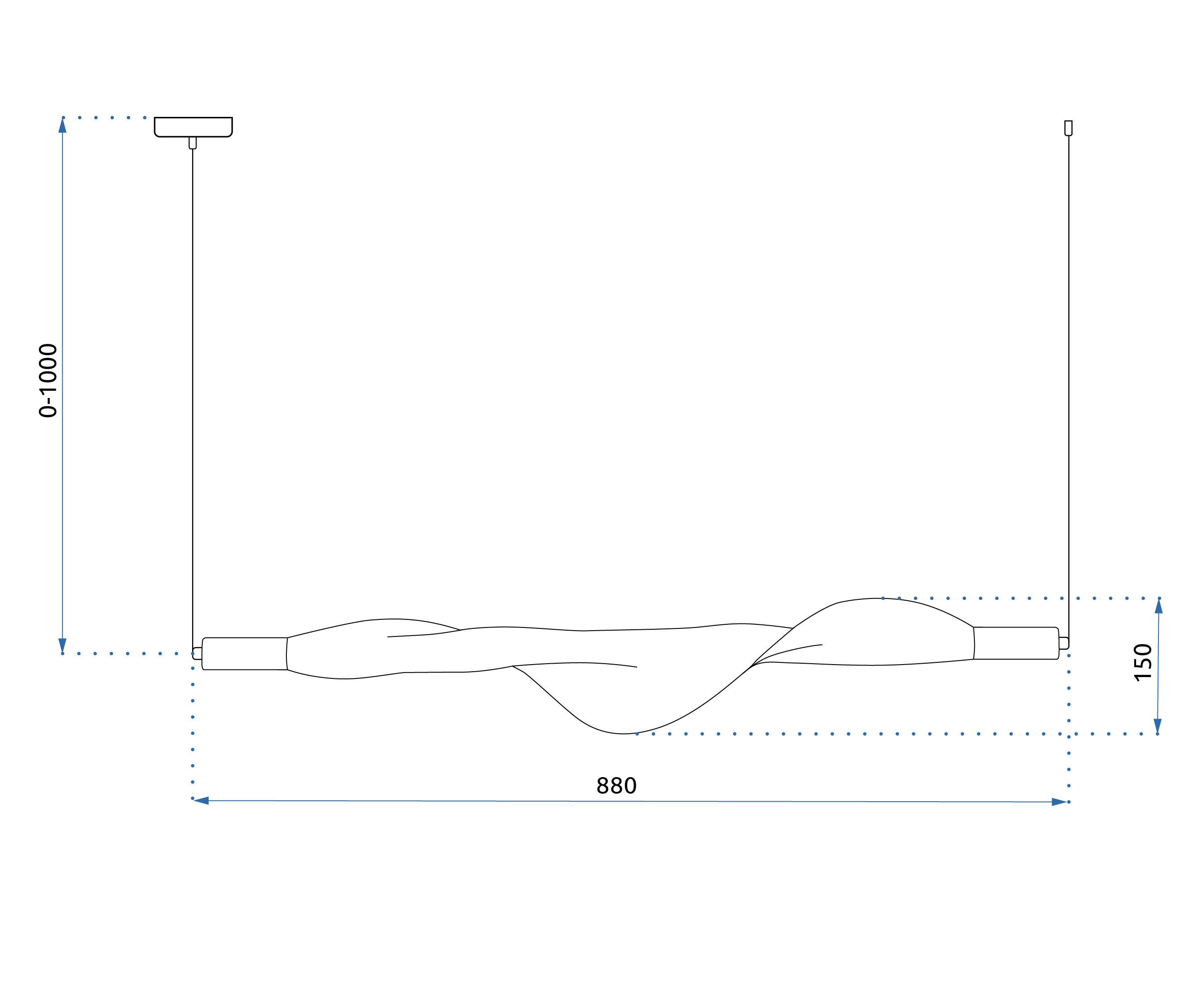 Lampa Sufitowa Wisząca Led App1446-cp Czarna 6