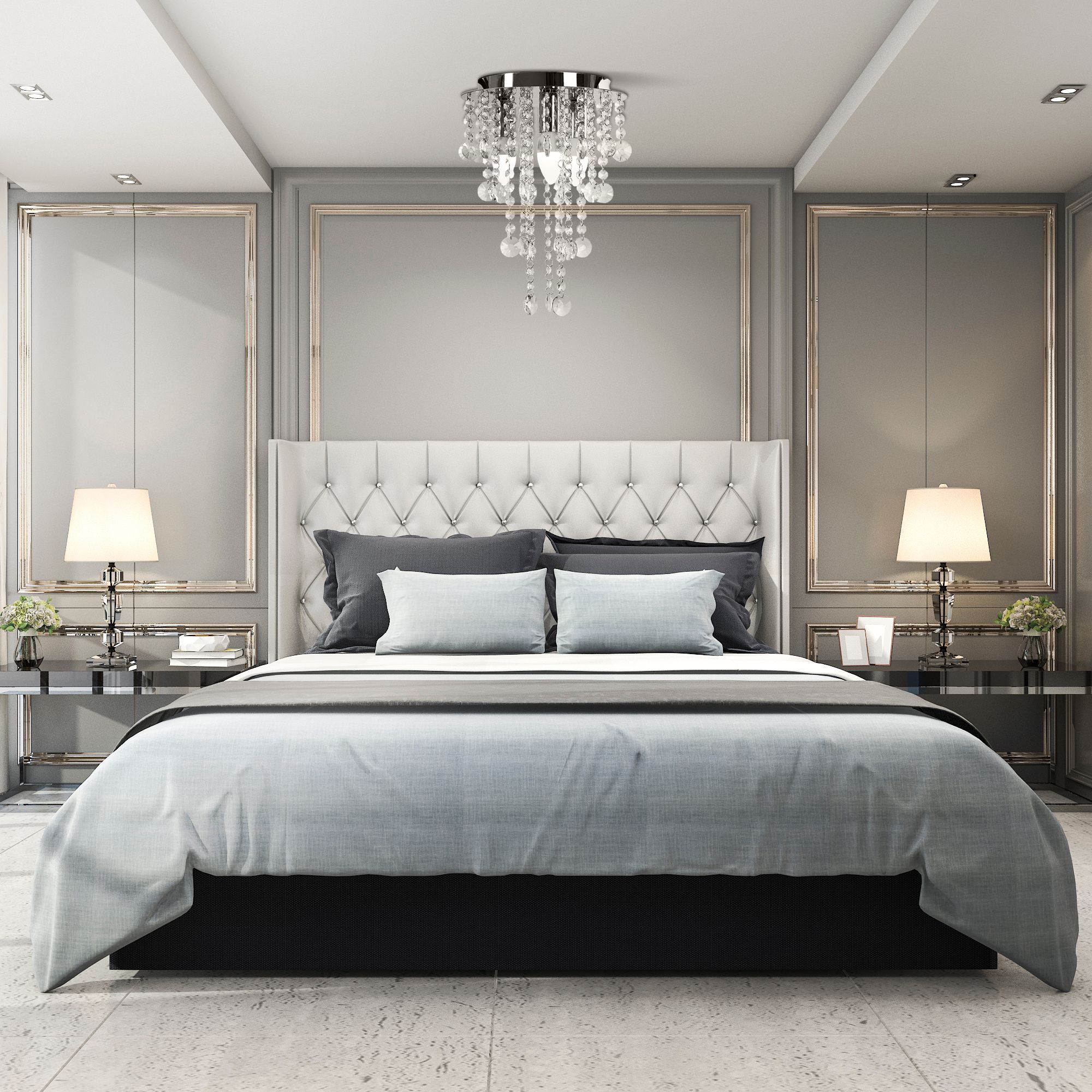 Kryształowa Lampa Sufitowa Plafon 392201