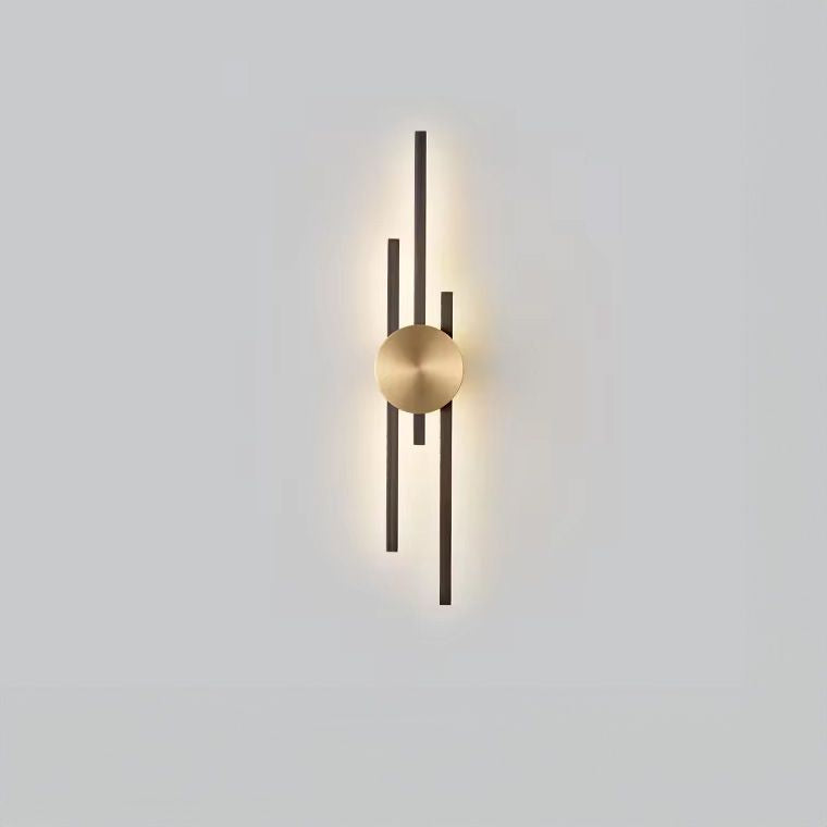 Lampa Ścienna Kinkiet Led App1437-w Czarna/złota 3