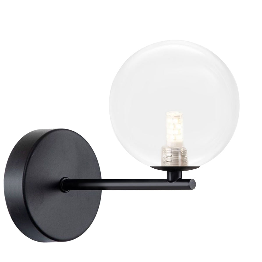 LAMPA ŚCIENNA KINKIET APP1160-1W  Czarny