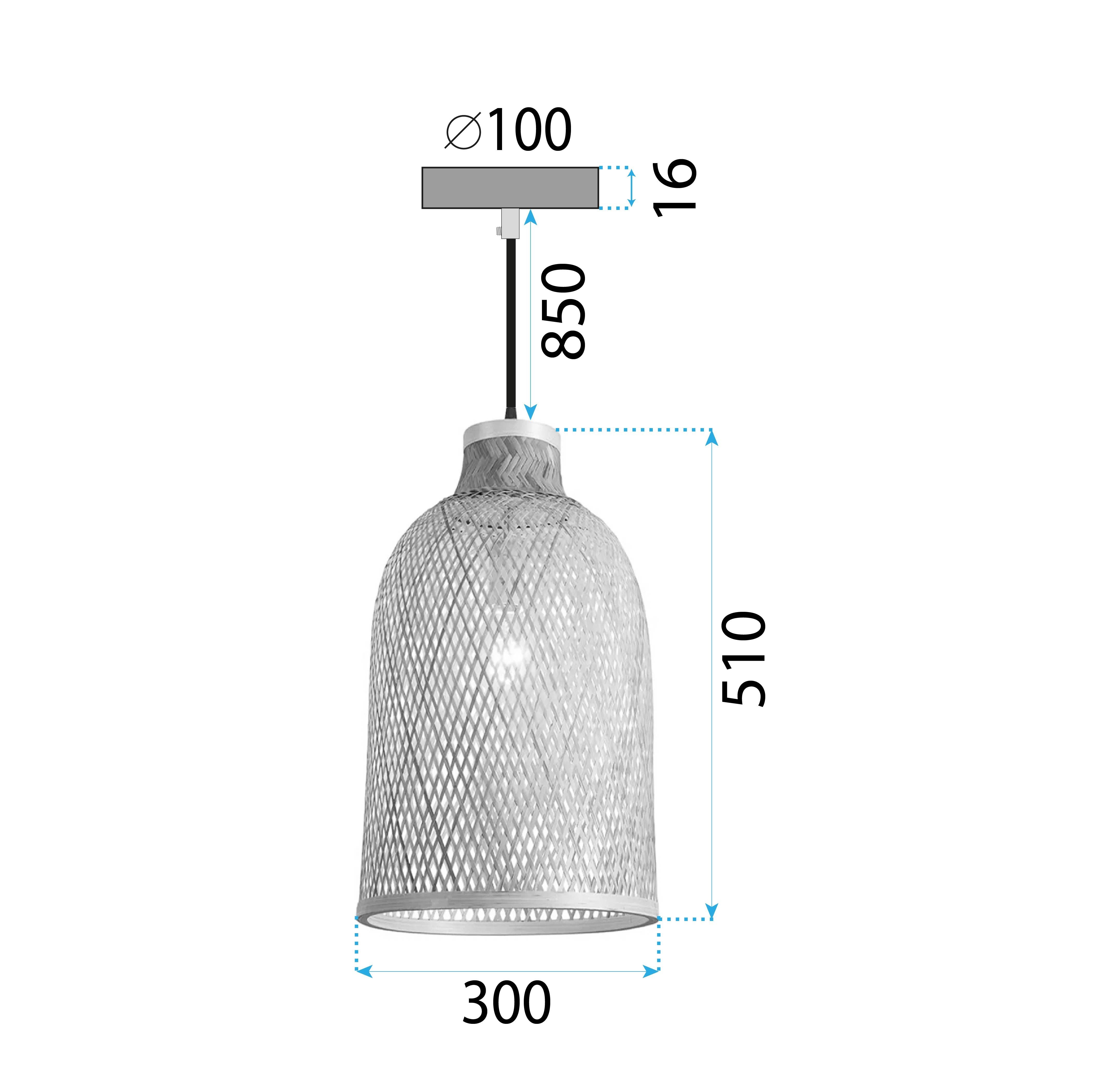 Lampa Sufitowa Wisząca Boho APP1627-1CP 6