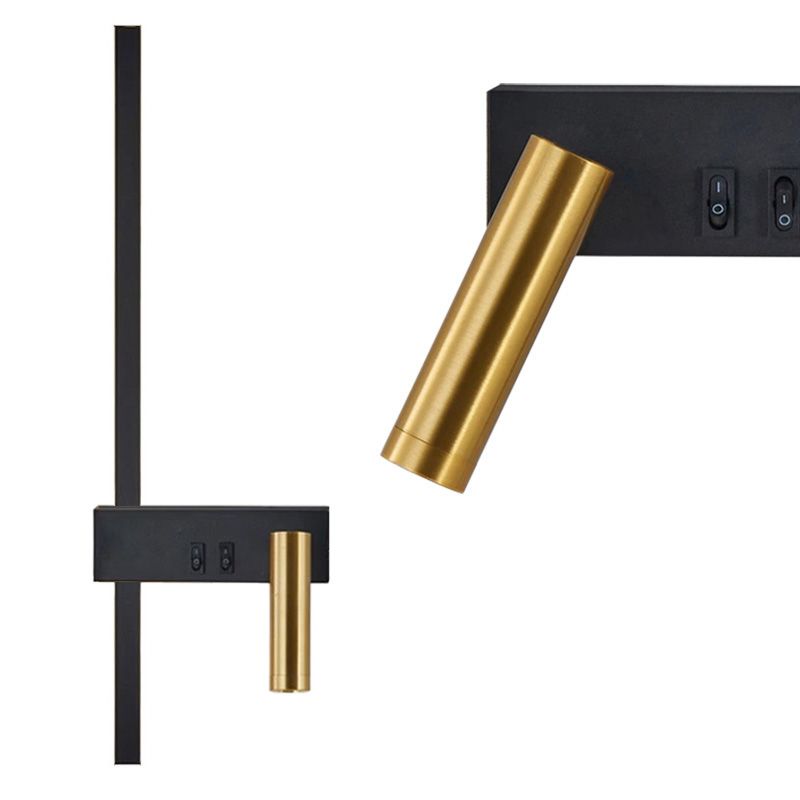 Lampa Ścienna Kinkiet App1439-w Black Gold