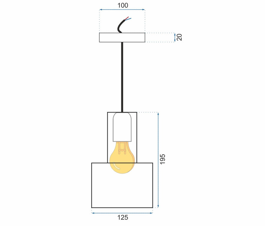 Lampa Sufitowa Metalowa Nowoczesna  Złota