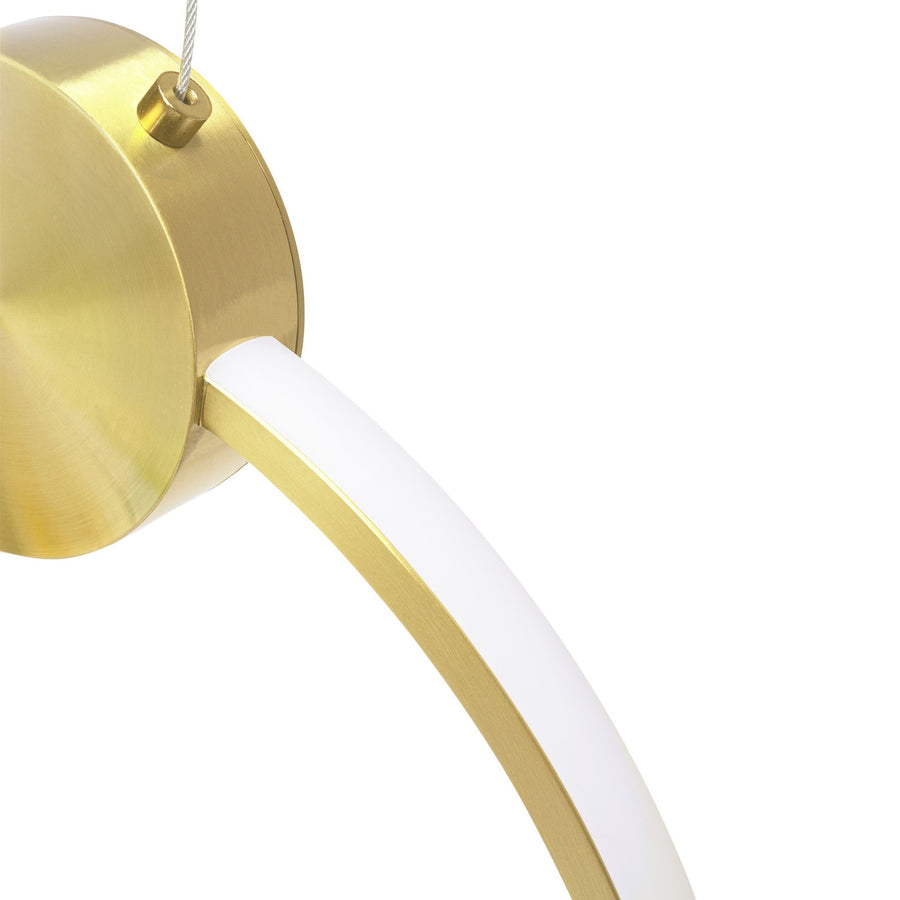 LAMPA SUFITOWA WISZĄCA LED APP1393-CP GOLD 30cm