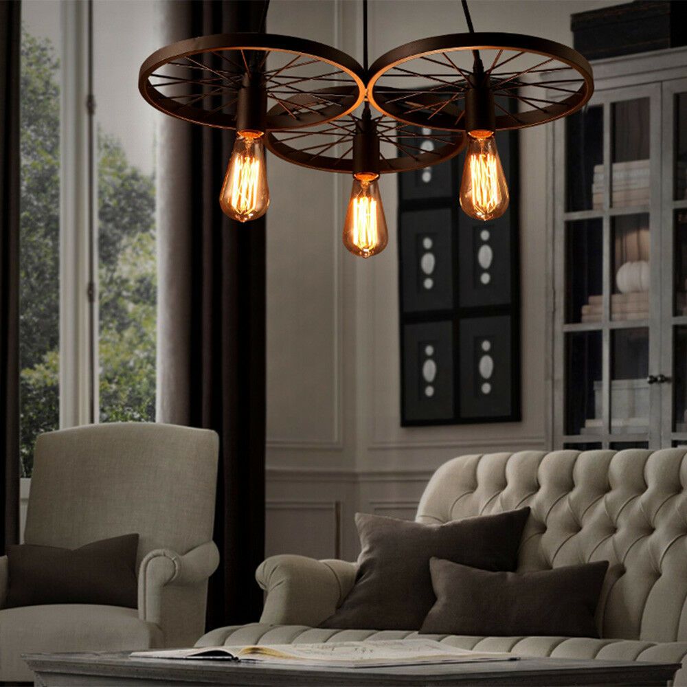 Lampa Sufitowa Wisząca App213-3cp Koło Industrial