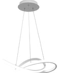 Lampa Sufitowa Wisząca Ring Nowoczesna LED + Pilot APP392-CP Biała