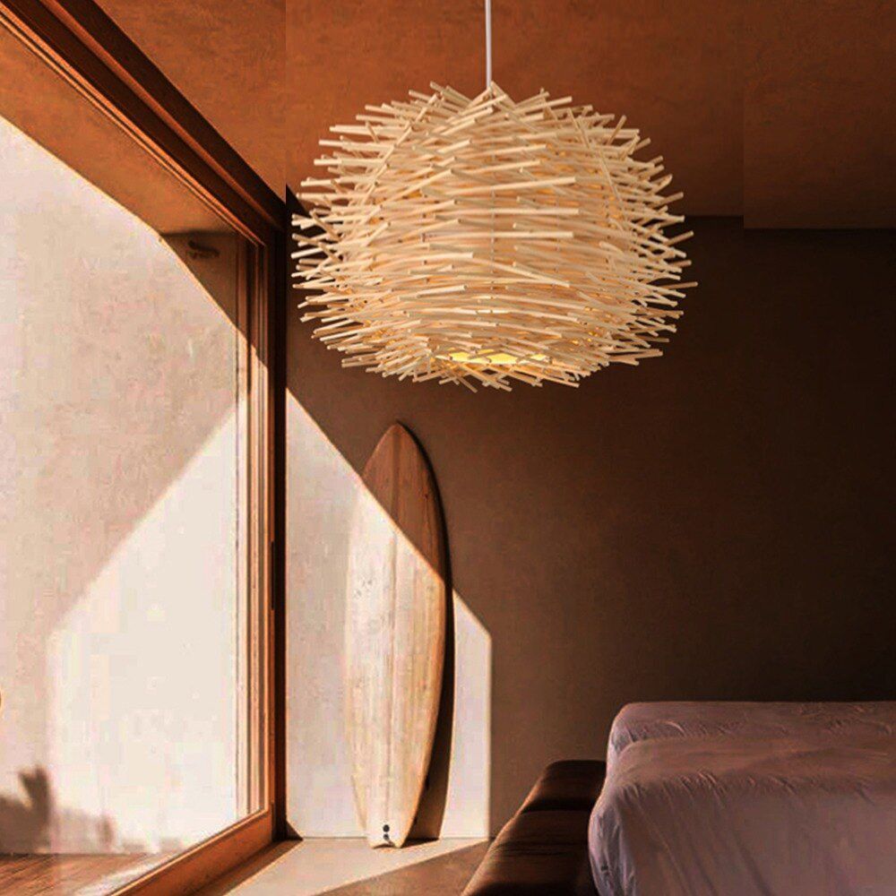 Lampa Sufitowa Wisząca Boho Natural App1485-1cp