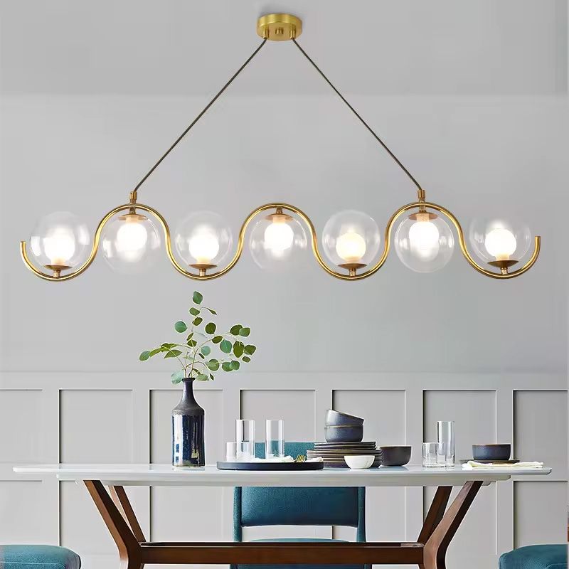 Lampa Sufitowa Wisząca App1441-7cp Złota