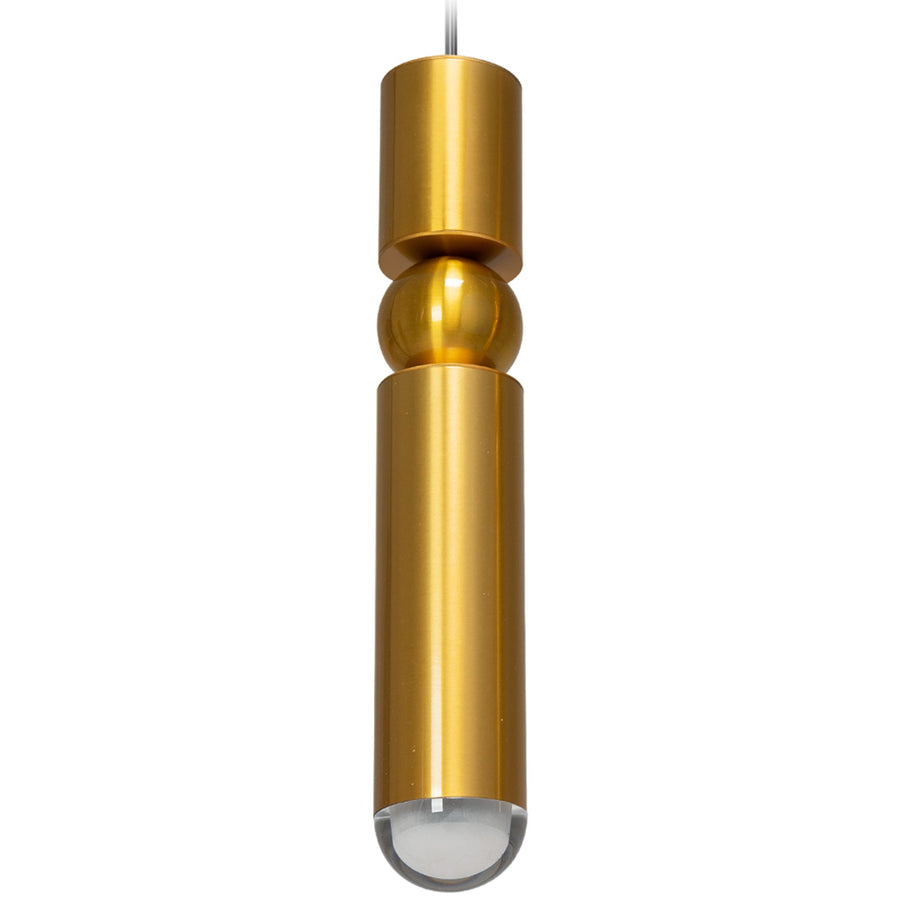 Lampa Sufitowa Wisząca Metalowa  APP470-1CP Złota