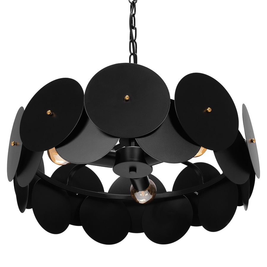 LAMPA SUFITOWA WISZĄCA APP1307-CP BLACK